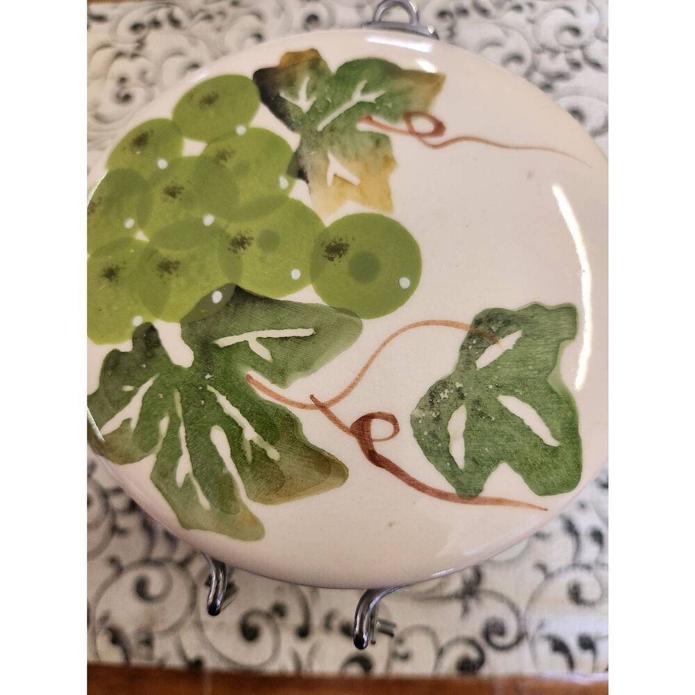 Ceramic Grape Design Canister - Picture 5 of 10